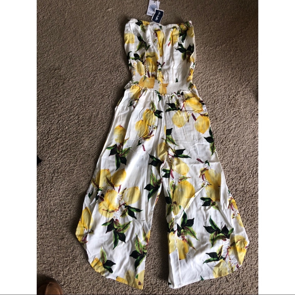 Strapless jumpsuit